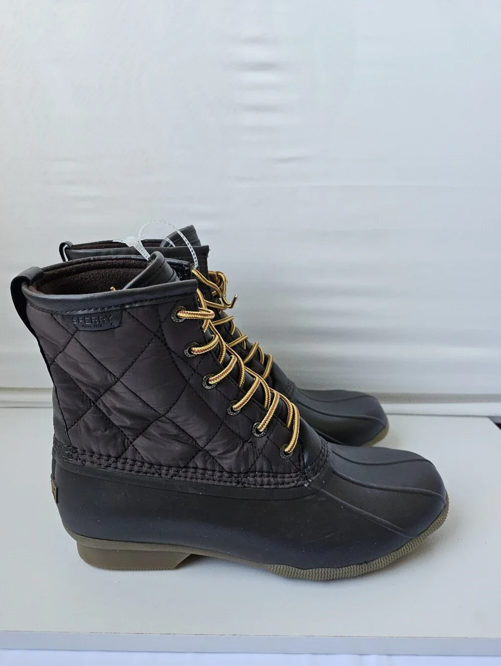 Sperry Top-Sider Men's Duck Boots Brown Quilted NWOT - Size 11 & 12